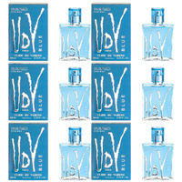 Ulric De Varens UDV Blue EDT Spray for Men 60ml 6 Pack Fragrance Set
