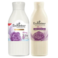 Enchanteur Alluring Body Lotion and Shower Gel Set Rose Iris Vanilla 200ml