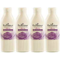 Enchanteur Alluring Body Lotion 4x200ml Rose Iris Vanilla Moisturiser for Women