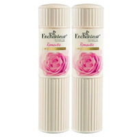 Enchanteur Romantic Talc 50g  2 x Pack Silky Soft Skin Sweet Floral Powder