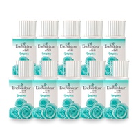 Enchanteur Gorgeous Perfumed Talc 50g Silky Smooth Floral Body Powder for Women Pack of 10