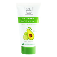 The Australian Cosmetic Company Face Mask Cucumber 50ml Beauty Facial Care