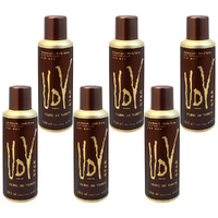 Ulric De Varens UDV Star Deodorant Spray for Men 200ml 6 Packs Set