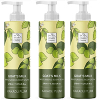 The Australian Cosmetics Company Body Cream Kakadu Plum 275ml x 3 Value Pack