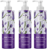 The Australian Cosmetics Company Body Cream Lavender 275ml x 3 Value Pack