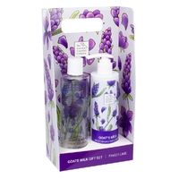 The Australian Cosmetics Company Goats Milk Body Wash Body Cream Set Lavender