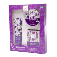 Australian Cosmetics Company Gift Set Lavender Hand Cream, Soap, Body Butter
