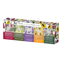 The Australian Cosmetics Company 5 x 100g Goats Milk Soap Bar Collection 