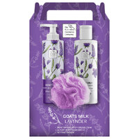The Australian Cosmetics Company Lavender Body Wash Body Cream Sponge