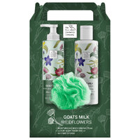 The Australian Cosmetics Company Wildflowers Body Wash Body Cream Sponge