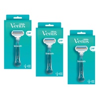 Gillette Venus Smooth Razor 2 Pack Bundle of 3