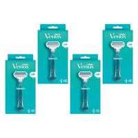 Gillette Venus Smooth Razor 2 Pack Bundle of 4