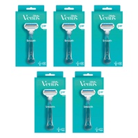 Gillette Venus Smooth Razor 2 Pack Bundle of 5