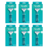 Gillette Venus Smooth Razor 2 Pack Bundle of 6