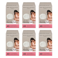 New Beginnings Ultra Thin Bamboo Breast Pads Pack of 6