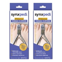 Synxpedi Medical Grade Toenail Clippers Pack of 2