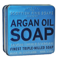 Scottish Fine Soaps Argan Oil Soap In Tin 100g
