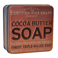 Scottish Fine Soaps Cocoa Butter Soap In a Tin 100g