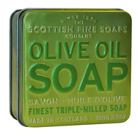 Scottish Fine Soaps Olive Oil Soap In a Tin 100g