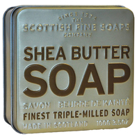 Scottish Fine Soaps Shea Butter Soap In a Tin 100g