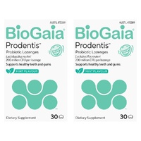 BioGaia Prodentis Probiotic Lozenges Mint 30 Pack Bundle of 2