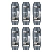 Dove Men Deodorant Advanced 72HR Invisible Dry Roll-On 50mL Pack of 6