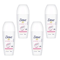 Dove Antiperspirant 48HR Powder Soft Roll-On 50mL Pack of 4