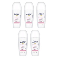 Dove Antiperspirant 48HR Powder Soft Roll-On 50mL Pack of 5