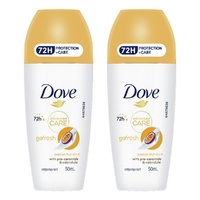 Dove Advanced Care Antiperspirant 72HR Protection Passionfruit Pack of 2
