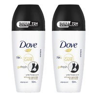 Dove Advanced Care Antiperspirant 72HR Protection Invisible Dry Pack of 2