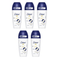 Dove Advanced Care Antiperspirant 72HR Protection Original Roll-On Pack of 5