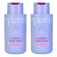 EpZen Delicate Diva Sensitive Body Wash 400mL Pack of 2