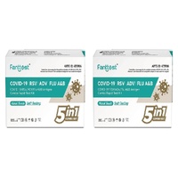 Fanttest 5 In 1 COVID Test 5 Pack Bundle of 2