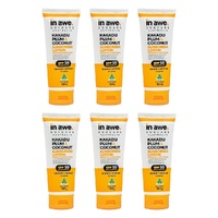 In Awe Kakadu Plum and Coconut Sunscreen Lotion SPF50+ 150g Pack of 6
