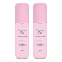 GEM Coconut Vanilla Fragrance Mist 90mL Pack of 2