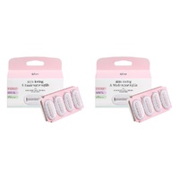 Gem Skin-Loving 5-Blade Razor Refills 4 Pack Bundle of 2