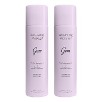Gem Skin-Loving Shaving Gel Vanilla Macadamia 195g Pack of 2
