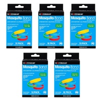 Mozziegear Adults Mosquito Band 10 Pack Bundle of 5