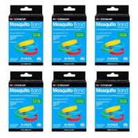 Mozziegear Adults Mosquito Band 10 Pack Bundle of 6