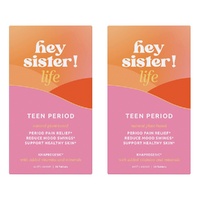 Hey Sister Life Teen Period Pain 28 Tablets Pack of 2
