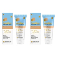 Hamilton Everyday Face Medium Tint SPF 50+ Sunscreen Lotion 75g Pack of 2