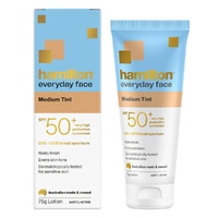 Hamilton Everyday Face Medium Tint SPF 50+ Sunscreen Lotion 75g