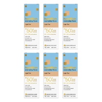 Hamilton Everyday Face Light Tint SPF 50+ Sunscreen Lotion 75g Pack of 6