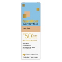 Hamilton Everyday Face Light Tint SPF 50+ Sunscreen Lotion 75g