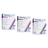 Aquacel Ag Foam Dressing Adhesive 10cm x 10cm Pack of 3