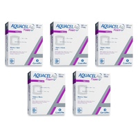 Aquacel Ag Foam Dressing Adhesive 10cm x 10cm Pack of 5