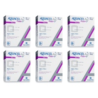 Aquacel Ag Foam Dressing Adhesive 10cm x 10cm Pack of 6