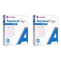 Aquacel Ag+ Extra Sterile 10cm x 10cm Pack of 2