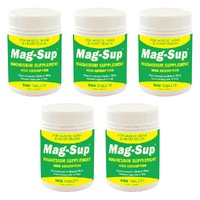 Mag-Sup Magnesium Supplement 500 Tablets Pack of 5