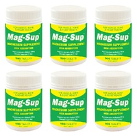 Mag-Sup Magnesium Supplement 500 Tablets Pack of 6